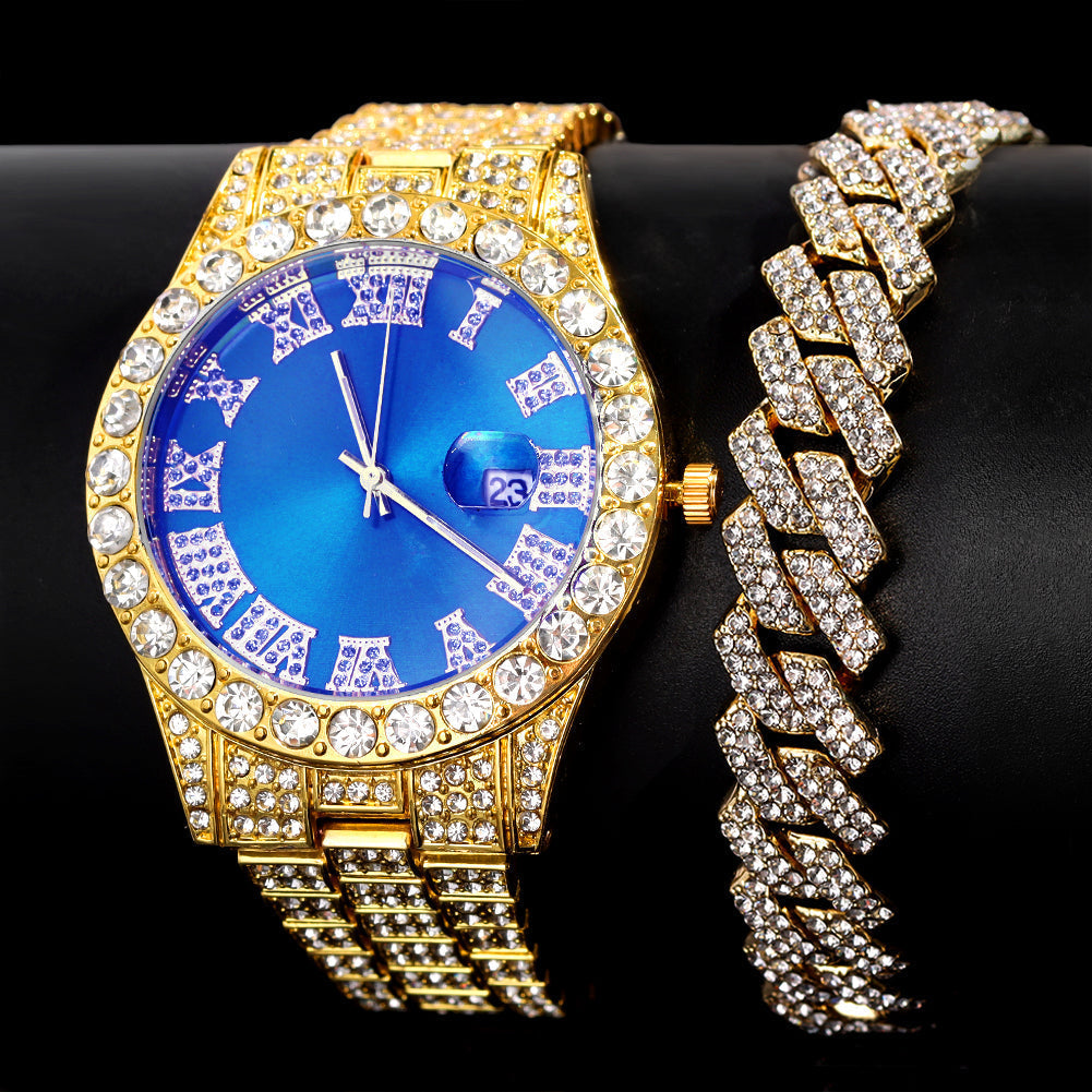 Iced Out Watch™ + 🎁 FREE BRACELET