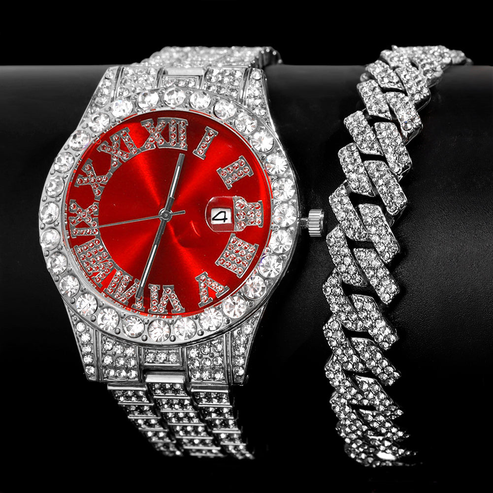 Iced Out Watch™ + 🎁 FREE BRACELET