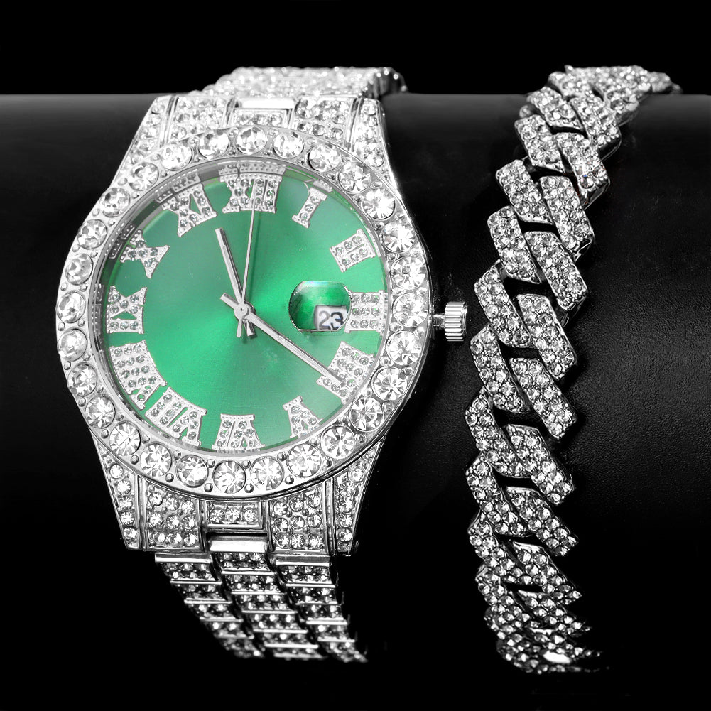 Iced Out Watch™ + 🎁 FREE BRACELET