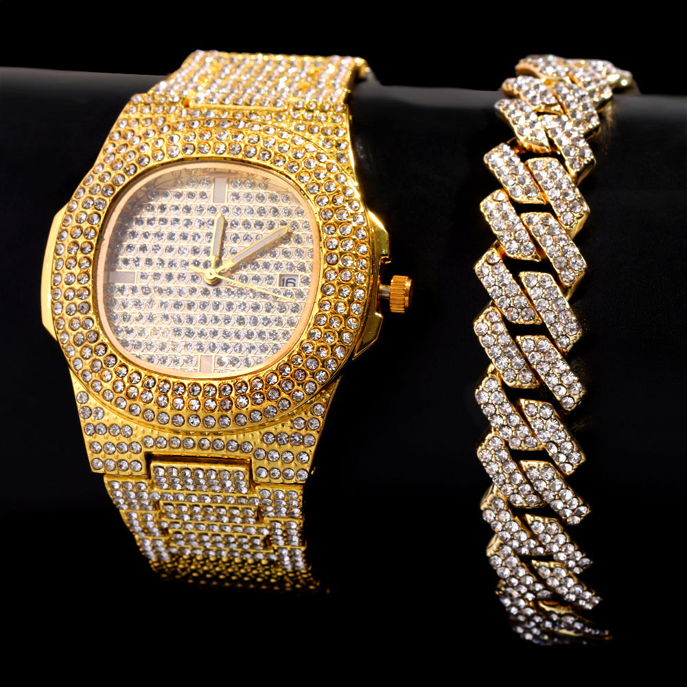 Iced Out Watch™ + 🎁 FREE BRACELET