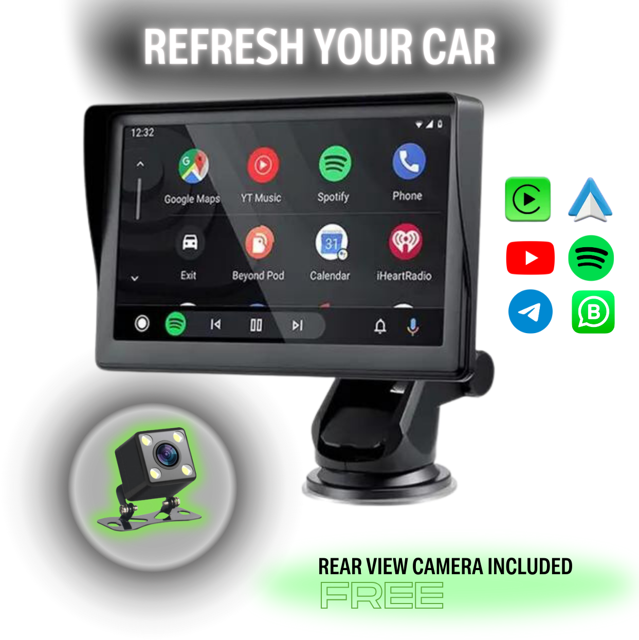 RoadLink Plus™ | TouchScreen CarPlay/Android Auto