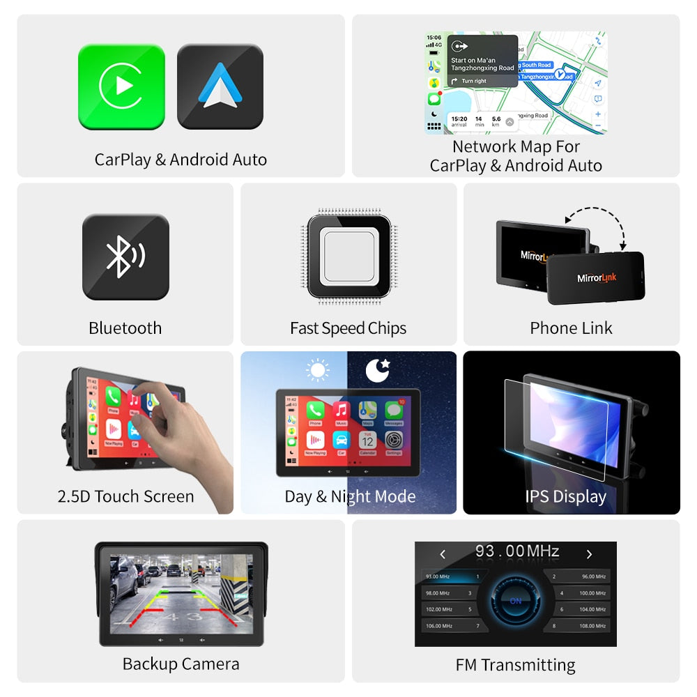 RoadLink Plus™ | TouchScreen CarPlay/Android Auto